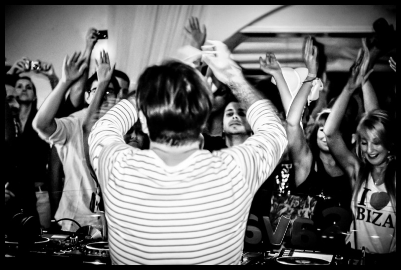 DJ Paul Oakenfold playing at Savannah in Ibiza